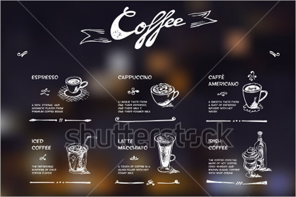 Coffee Menu Free Template