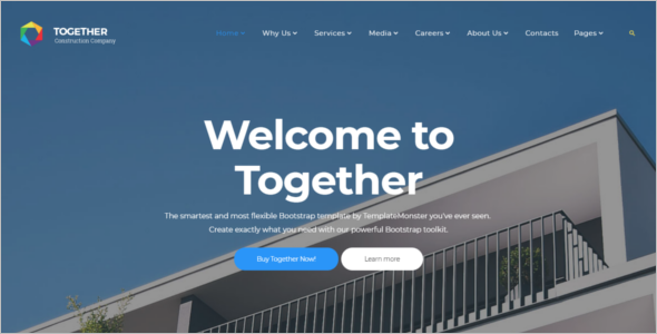 Construction Website Templates HTML