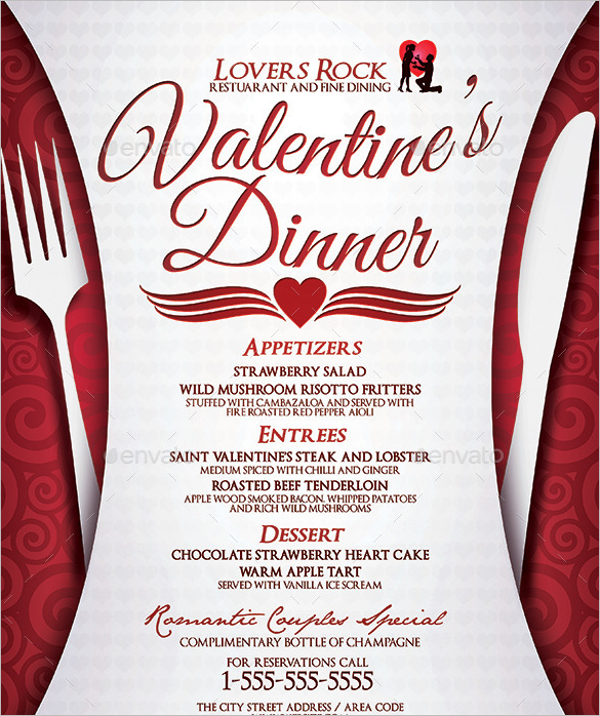 Dinner Party Menu Template