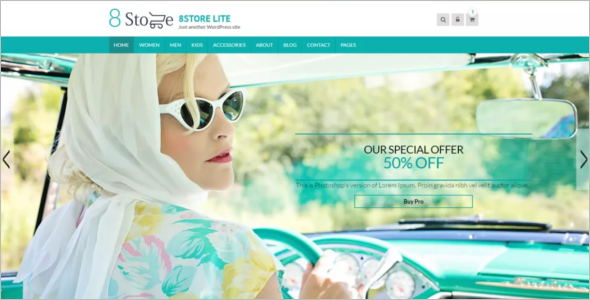 Eight Store Lite WordPress Theme