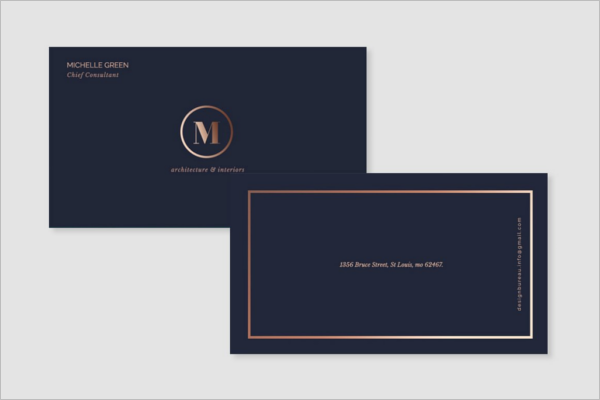 Elegant Visiting Card Design