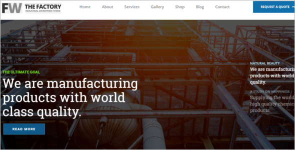 Engineering Website Example Template