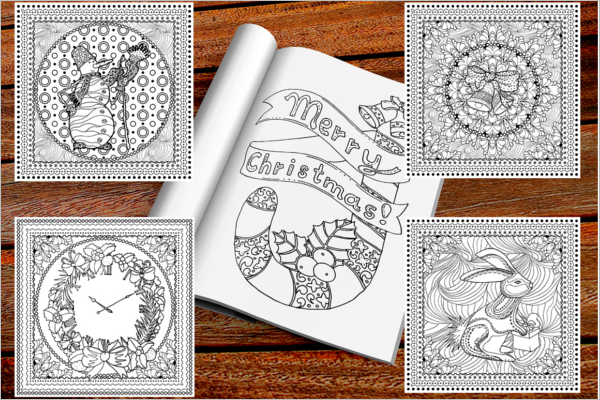 Fashioned Christmas Coloring Books