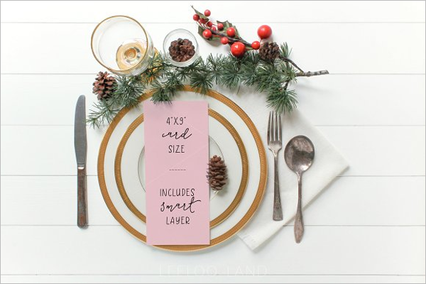 Festive menu Template