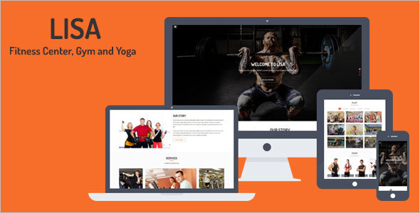Fitness Center Website Template