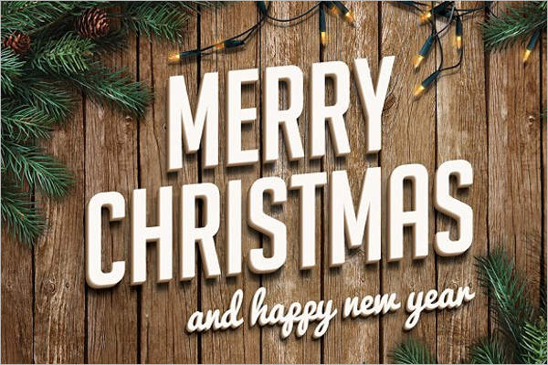 Free Christmas Card Template