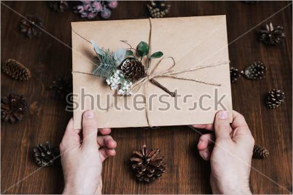Free Christmas Envelope Design