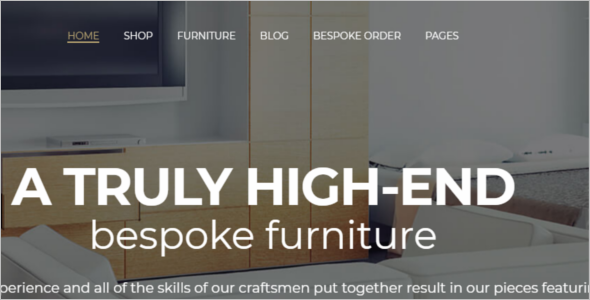Furniture Website WordPress Theme