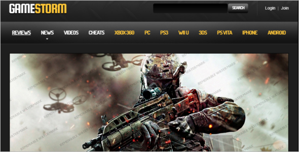 Gaming Community Website Template