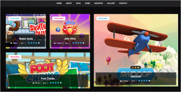 Gaming WordPress Responsive Theme