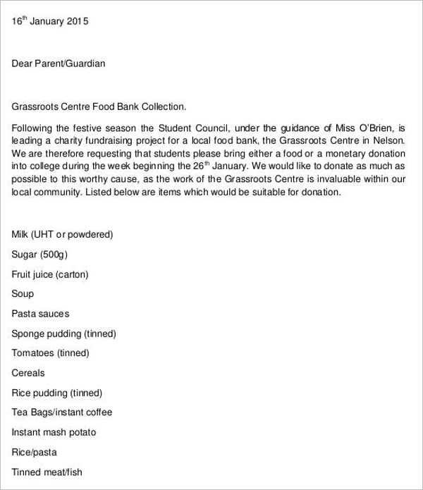 Generic Donation Letter PDF