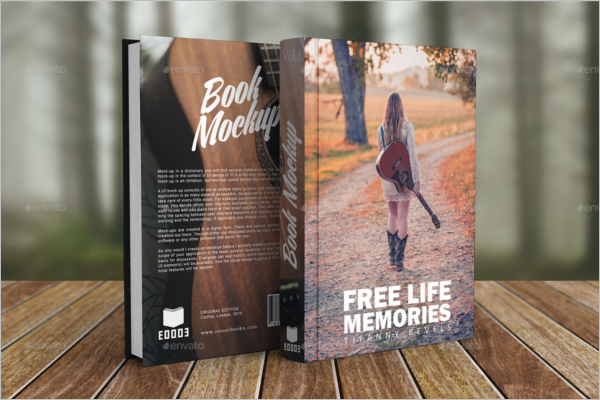 Hardcover Book Mockup Template