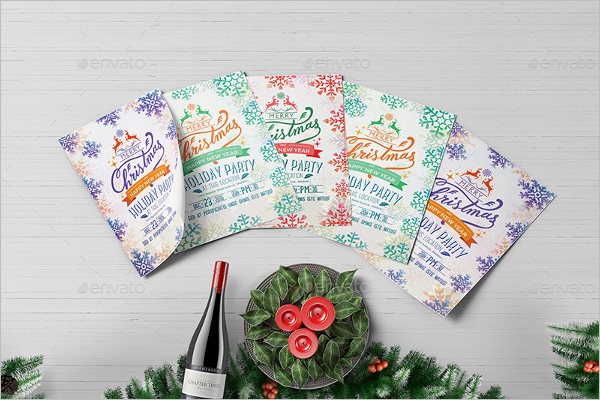 Holiday Party Flyer Design