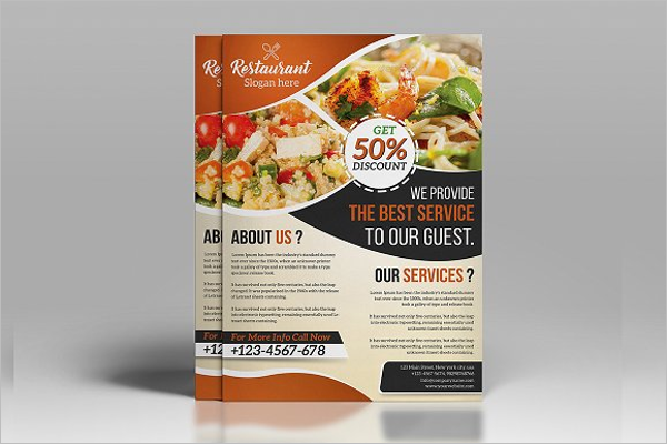 Lunch Invitation Flyer Template