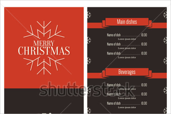 Menu Card Template