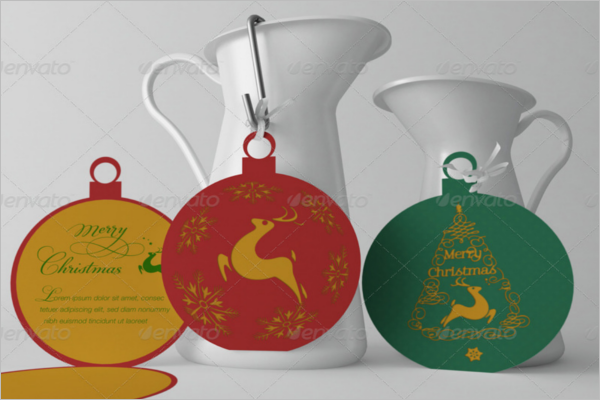 Modern Christmas Card Mockup