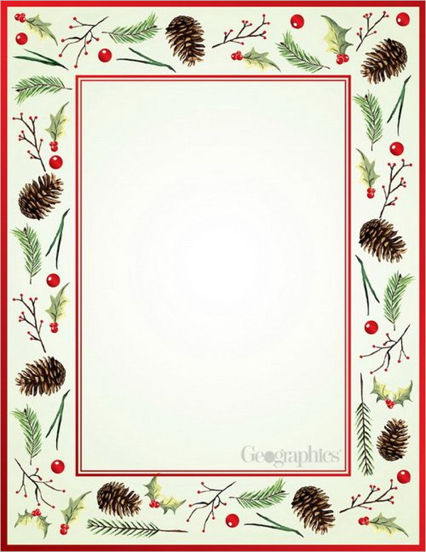 Modern Christmas Stationery Design
