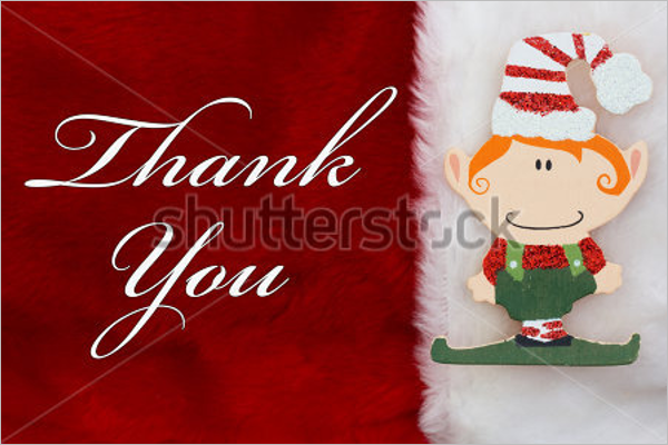 20+ Christmas Thank You Notes Free Printable Samples