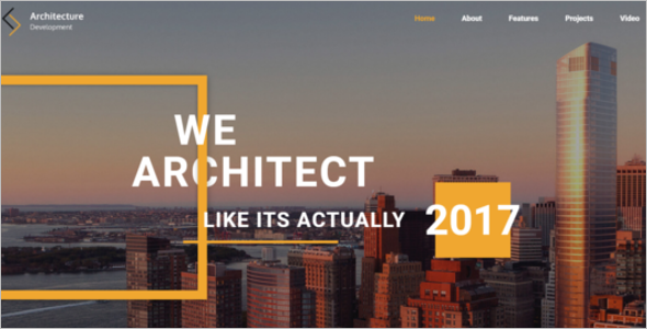 Modern Construction Website Template