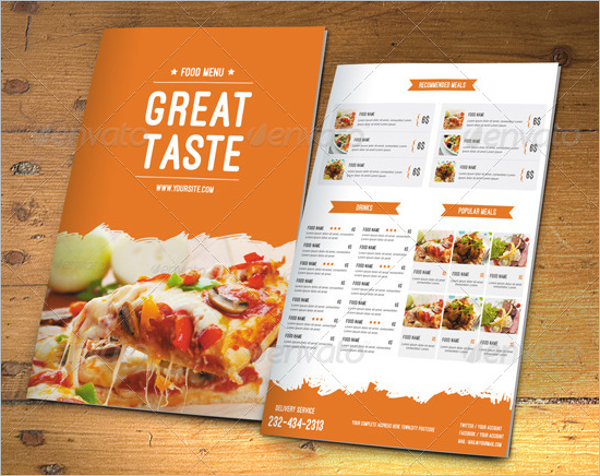 Modern Food Menu Template