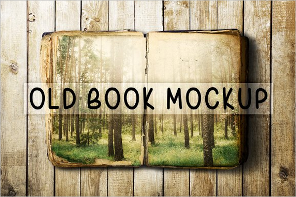 Old Book Mockup Design