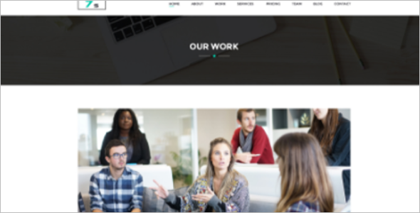One Page Website Template 2018