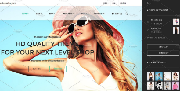 Online Boutique Store eCommerce Website Theme