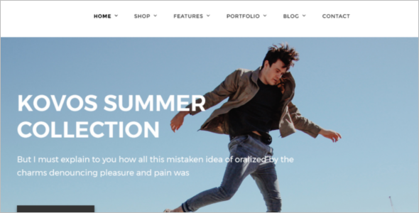 Online Fashion Store PSD Template