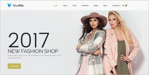 Online Store ECommerce PSD Template