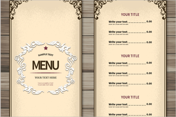 30+ Free Menu Templates Free PDF, Word Design Templates