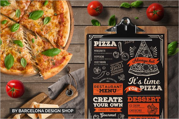 Pizza Food Menu Template
