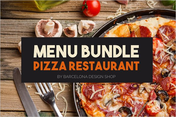 Pizza Menu Bundle Template