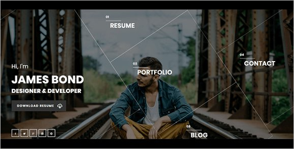 Portfolio Website WordPress Theme