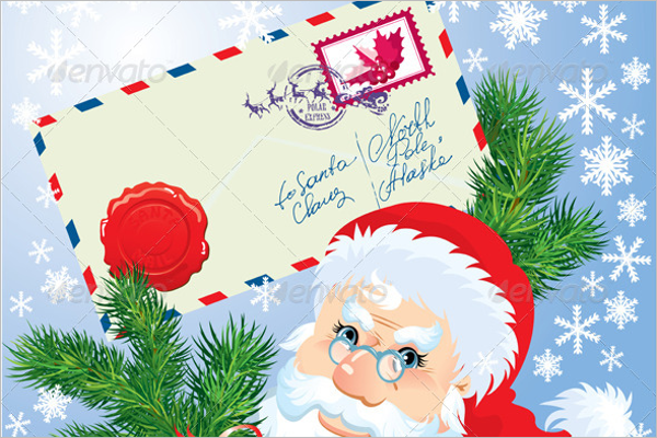 Printable Christmas Envelope Template