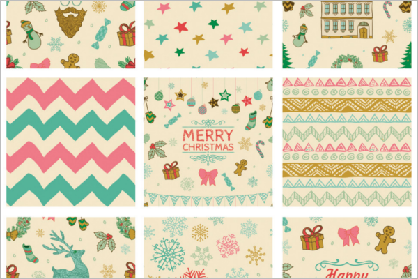 Printable Christmas Photoshop Pattern