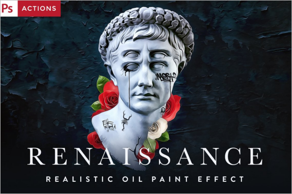 Realistic Oil Painting Template
