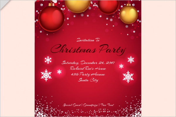 30+ Christmas Invitation Templates Free Word, PSD, PPT Designs