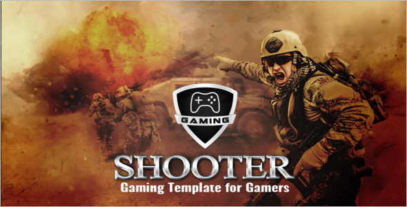 Responsive Gaming Website Template
