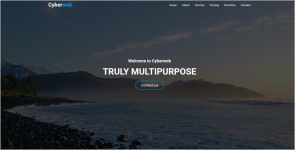 Responsive One Page Website Template