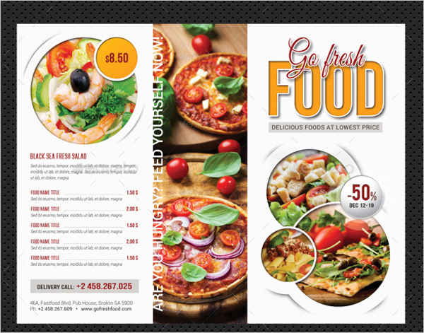 Restaurant Menu Brochure Bundle Template