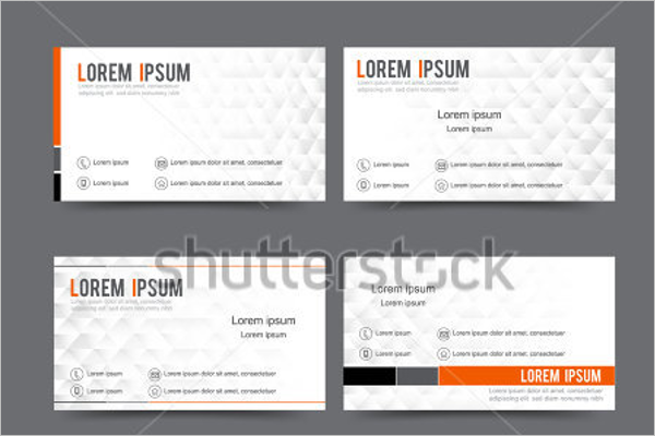 Sample Business Card Template