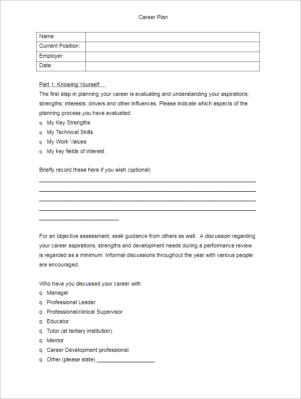 Sample Hr Development Plan