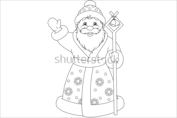 Santa Claus Coloring Page