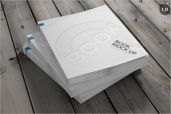 Simple Book Mockup Design