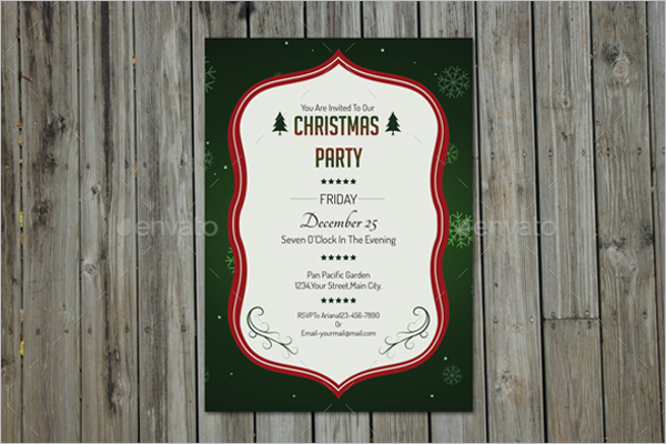 Simple Invitation Letter for Christmas