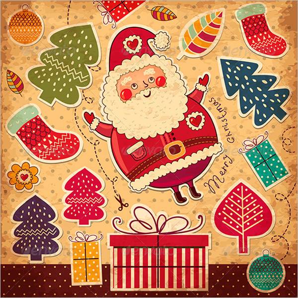 Vector Christmas Card Template