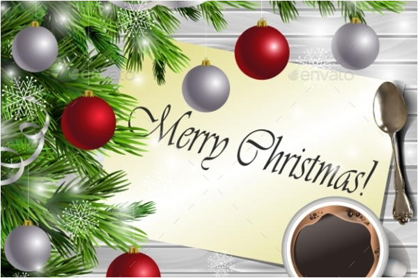 White Christmas Background Design