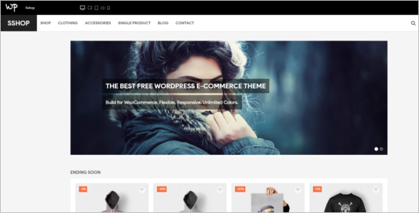 WordPress Shopping Theme Free Download