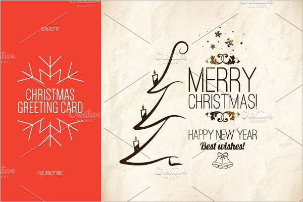 Xmas Invitation Card Template