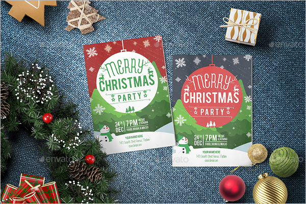 Xmas Invitation Design Idea
